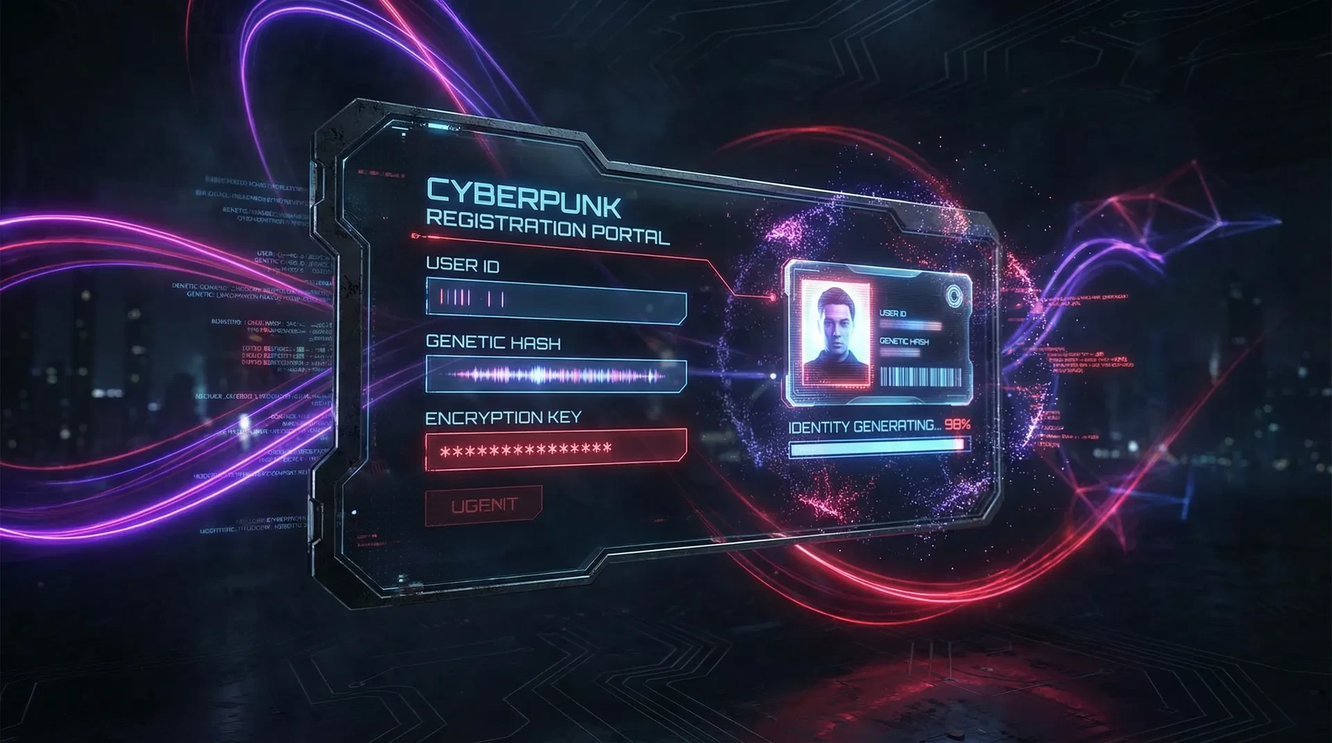 欧博体育 赛博哥特身份认证系统界面